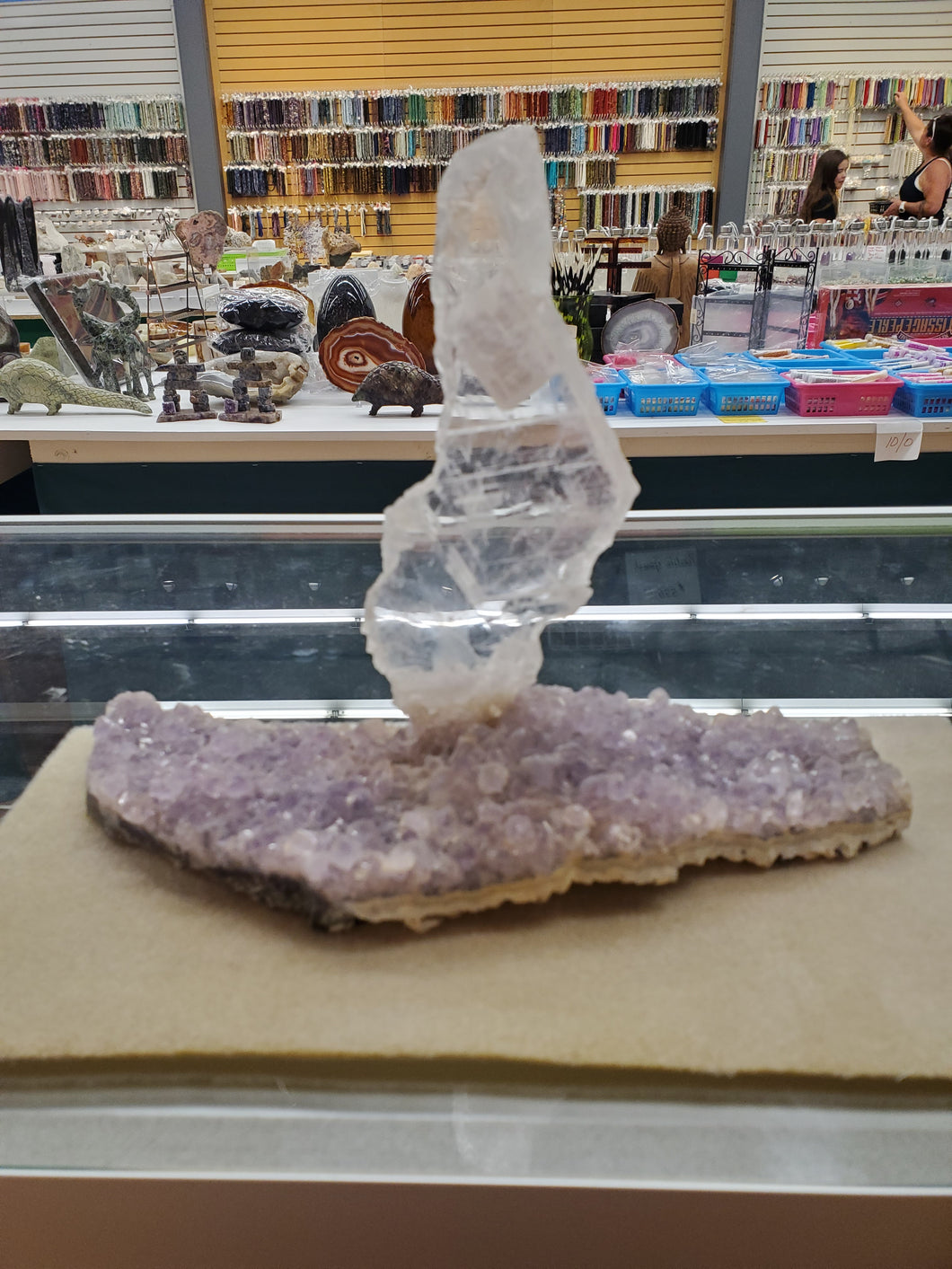 AMETHYST GYPSUM FLOWER