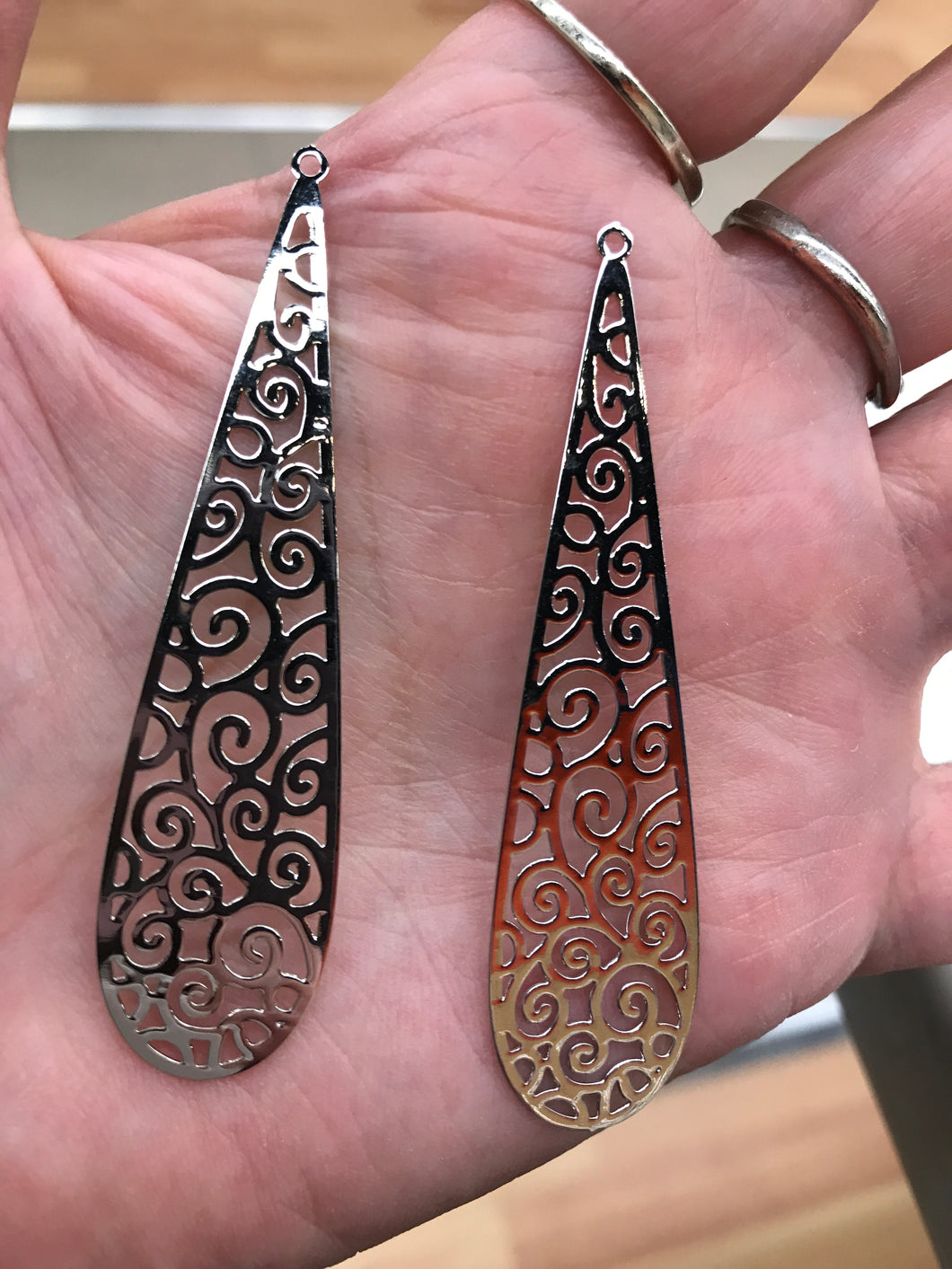 BRASS FILIGREE PENDANT