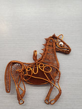 Load image into Gallery viewer, WIRE WRAPPED CARNELIAN HORSE PENDANT
