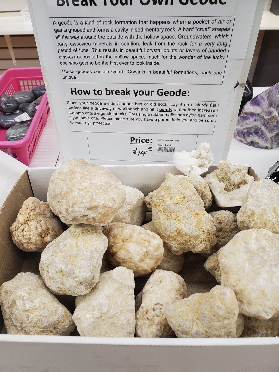 BREAK YOUR OWN GEODE