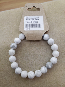 HOWLITE BRACELET WHITE