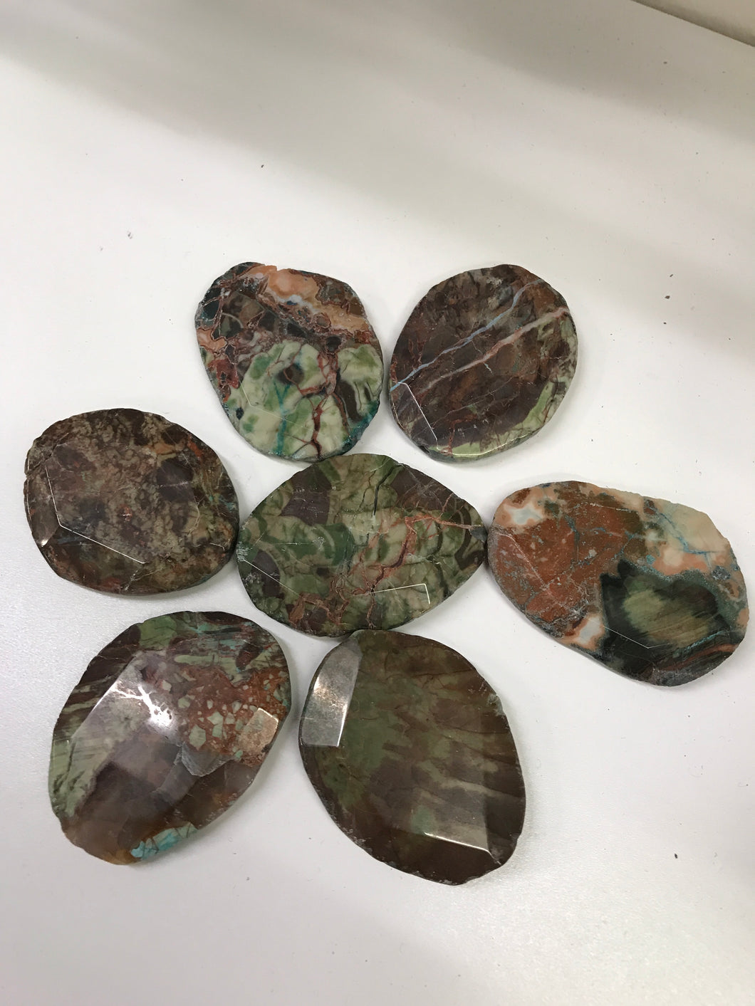 OCEAN JASPER DRILLED STONE