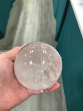 Load image into Gallery viewer, CLEAR QUARTZ SPHERE
