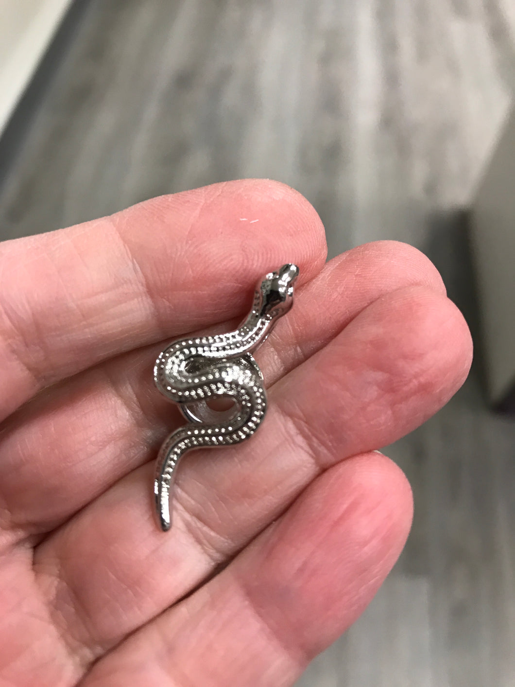 BRASS PENDANT SNAKE CAGE