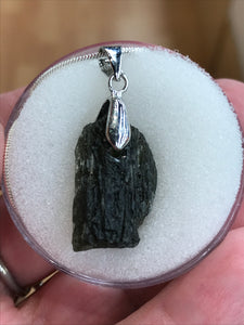 MOLDAVITE NECKLACE