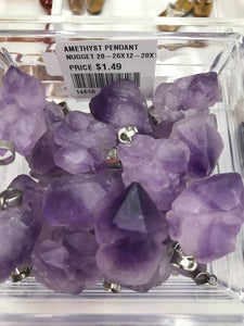 AMETHYST PENDANT NUGGET