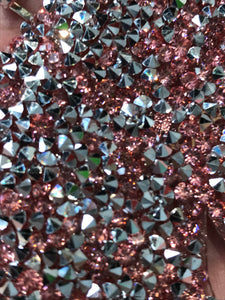 GLITTER HOTFIX RHINESTONE LEAF