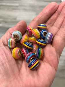 RESIN BEAD STRIPED