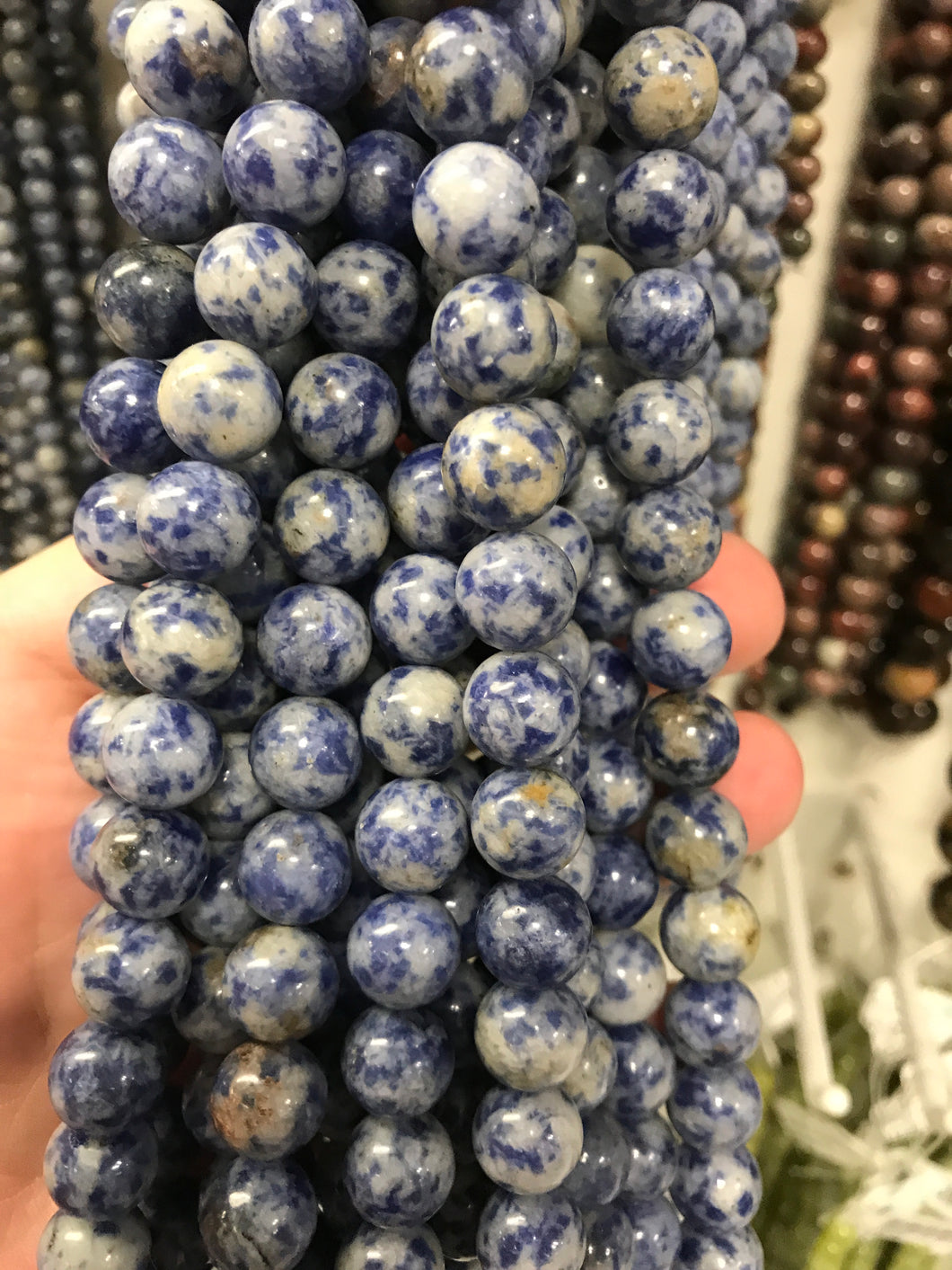 BLUE SPOT JASPER 10MM