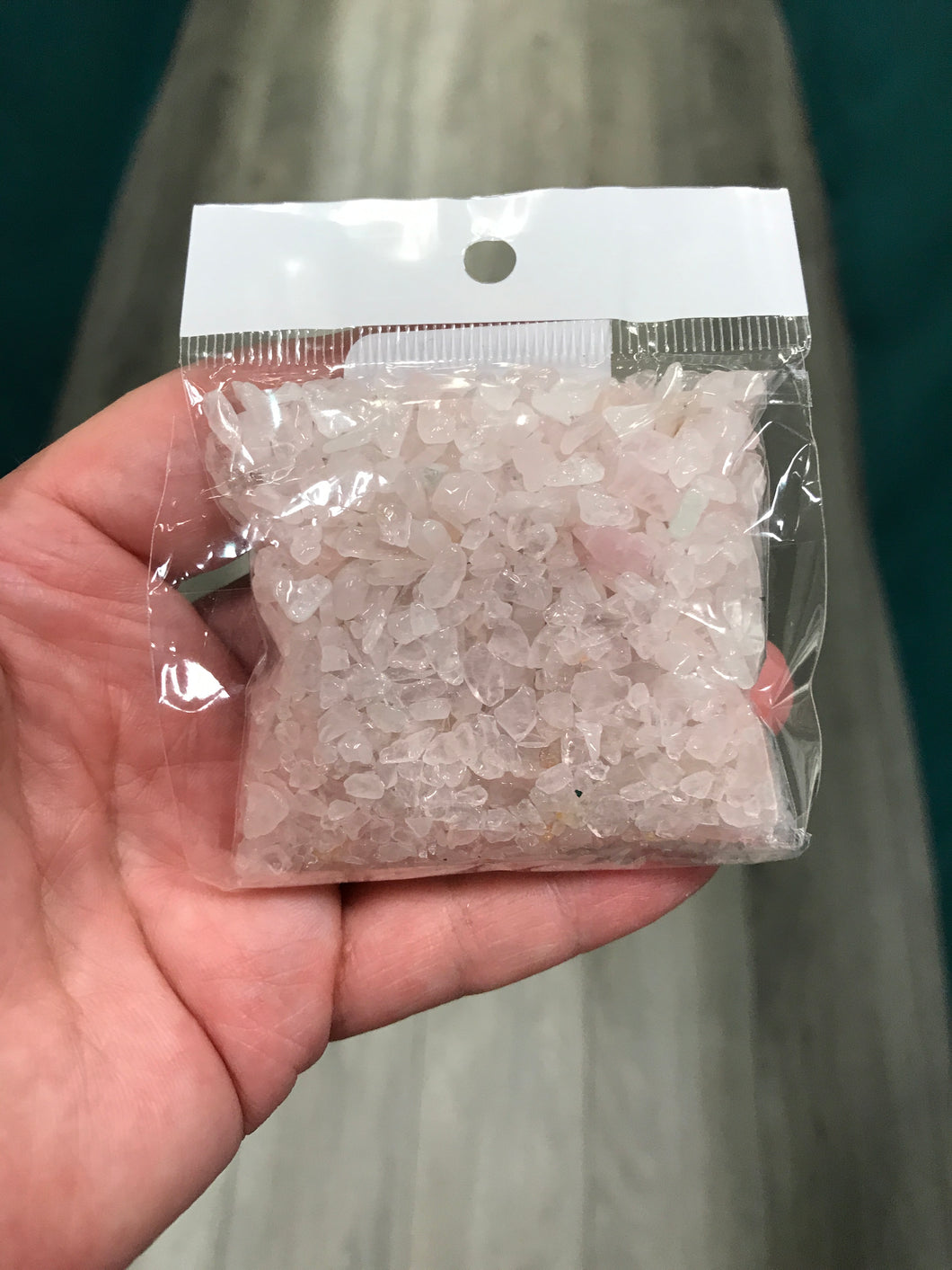 ROSE QUARTZ CHIPS UNDRILLED