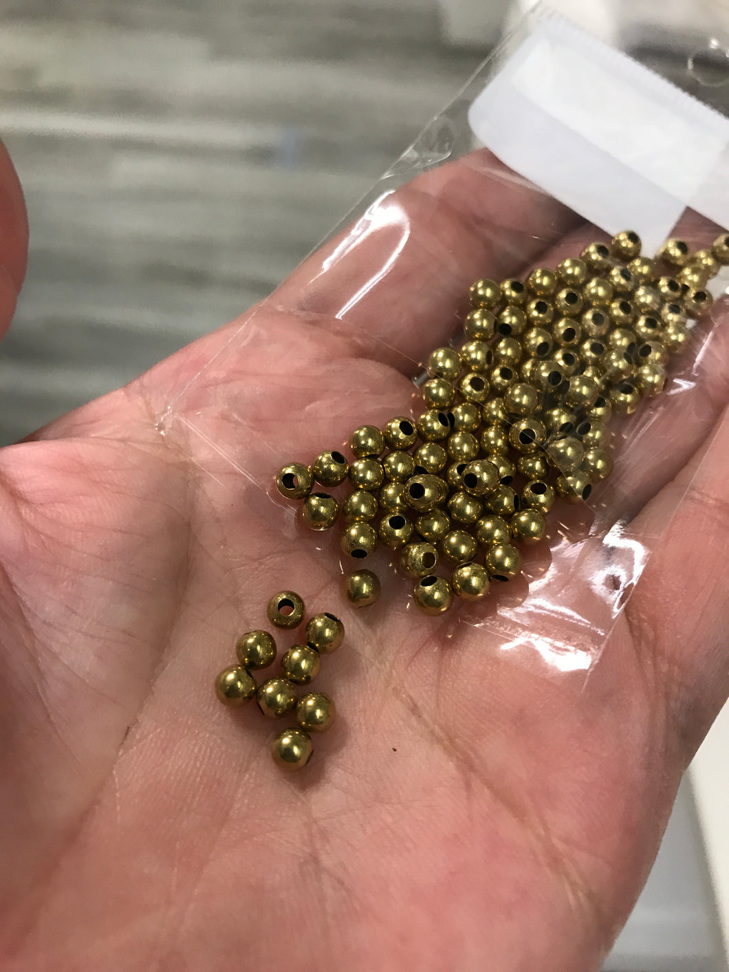 BRASS SEAMLESS BEADS